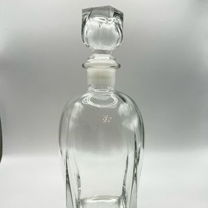 Italian square whiskey or spirit decanter.